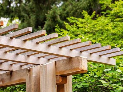 Wooden Pergola Installation